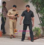 Aamir Khan snapped in his new look at Reema Kagti_s movie photoshoot in   Mehboob Studio, Mumbai on 22nd Feb 2010 (2).JPG